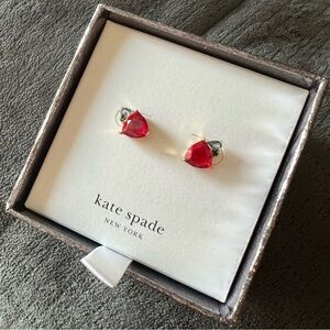 Kate Spade Shine Me Up Strawberry Stud Earrings NIB